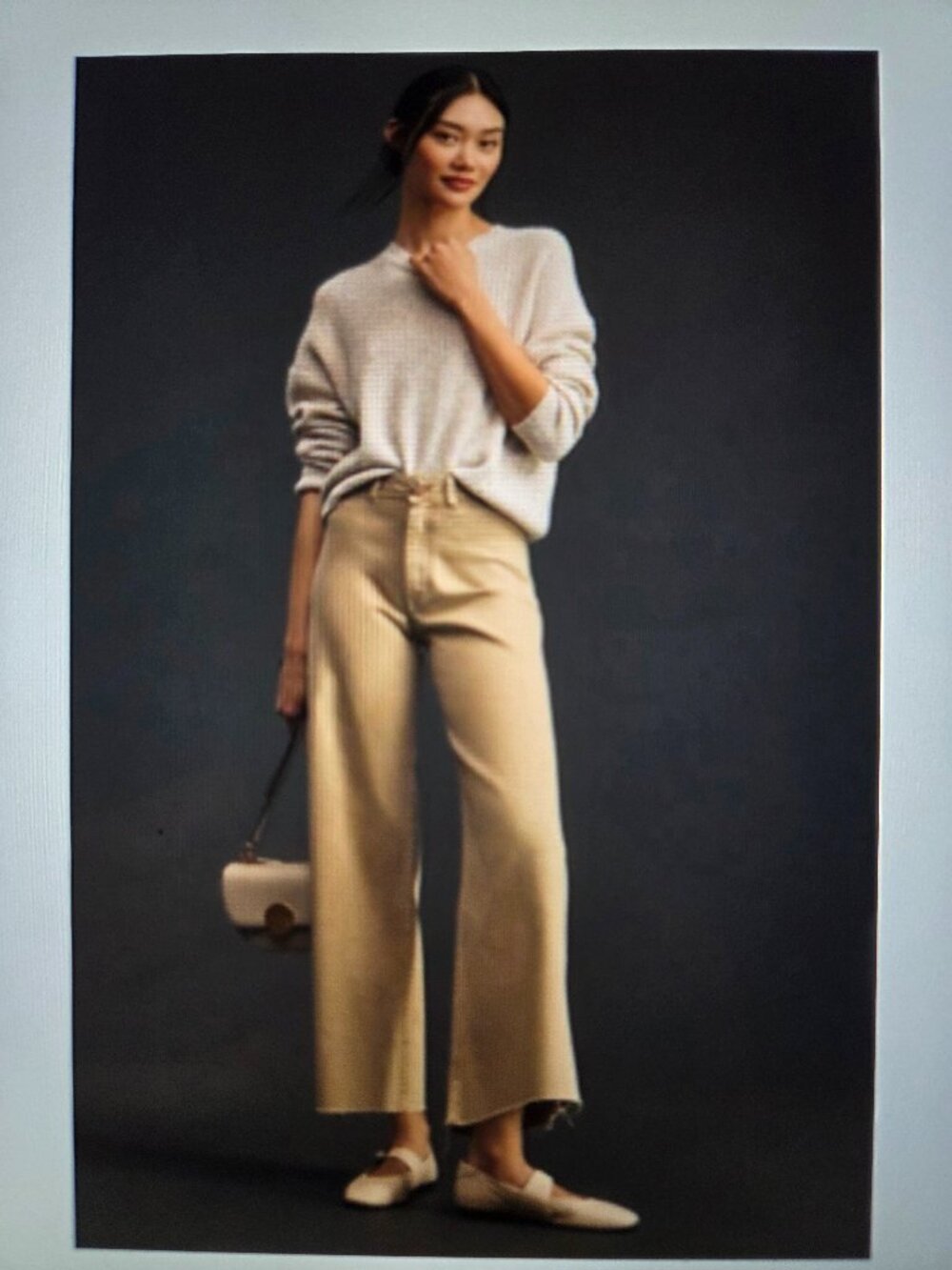 NWOT Anthropologie Maeve Coletta high rise jeans-Nuetral-sz. 33